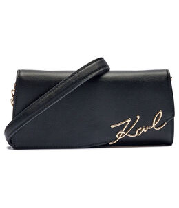 Клатч кожаный Karl Lagerfeld k/signature, черный kl251w000088c5000os | nero