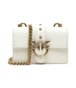 Сумка кожаная Pinko Love One, белый pi231w00001158100os | bianco