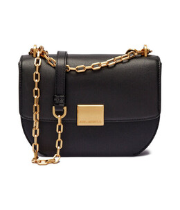 Сумка Karl Lagerfeld через плечо кожаная, черный kl244w00006808700os | nero