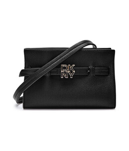 Сумка-мессенджер кожаная DKNY, черный dk245w00001200600os | nero