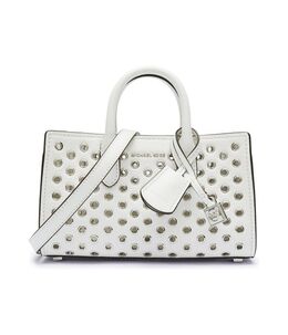 Сумка-тоут Michael Kors кожаная с заклепками, белый mk251w00002408500os | bianco