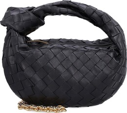 Сумка Bottega Veneta Mini Jodie Chain Bag Black/Gold, черный 709562 vcpp1 8425 | black
