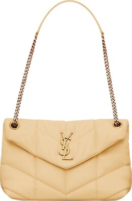 Сумка Saint Laurent Puffer Small Chain Bag Light Vanilla, разноцветный 577476 1el07 9949 | multi-color