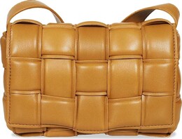 Сумка Bottega Veneta Small Cassette Shoulder Bag Camel/Gold, загар 717506 vcqr1 2593 | tan