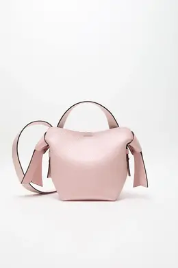 Мини сумка на плечо Musubi Acne Studios, Powder pink a10409-ad5 | powder pink