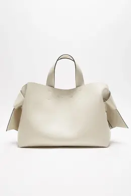 Сумка Мусуби Acne Studios, White/black a10338-al4 | white/black