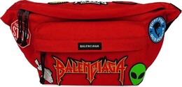 Сумка Balenciaga Explorer Belt Bag With Animation Patches Red, красный 656062 2109s 6406 | red
