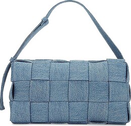 Сумка Bottega Veneta Brick Cassette Indigo Washed, синий 709628 v2a01 4948 | blue