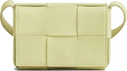 Сумка Bottega Veneta Mini Cassette Bag Lemon Washed, желтый 666688 vmay1 9412 | yellow