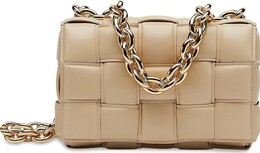 Сумка Bottega Veneta Chain Cassette Bag Porridge/Gold, загар 631421 vbwz0 9782 | tan