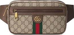 Сумка Gucci Ophidia Monogram Beltbag Beige, загар 574796 97sit m 8747 | tan