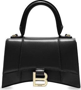 Сумка Balenciaga Hourglass XS Top Handle Bag Black, черный 592833 1qj4m 1000 | black