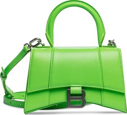 Сумка Balenciaga XS Hourglass Top Handle Bag Acid Green, зеленый 592833 1jhvy 3817 | green