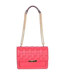 Сумка через плечо с клапаном и магнитной застежкой. Michael Kors, розовый 38s3gj4l9u | rosa