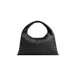 Сумка через плечо Bottega Veneta среднего размера Hobo Intrecciato, цвет Черный 763966 v3iv1 1019 | black