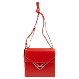 Сумка на плечо Bottega Veneta Chili с зажимом, красная 652391 v0i42 8823 | red