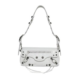 Сумка через плечо Balenciaga Le Cagole Sling Bag, цвет Optic White 771670 1vg9y 9104 | optic white