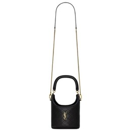 Сумка через плечо Saint Laurent Gaby Bucket Bag, цвет Noir 763961 1el07 1000 | noir