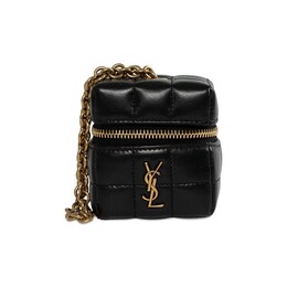Сумка Saint Laurent Mini Cube Box With Chain, цвет Noir 773592 aabvp 1000 | noir