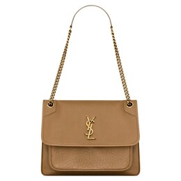 Сумка через плечо Saint Laurent Medium Niki Chain Bag, цвет Dark Cork 633178 aacyt 2760 | dark cork