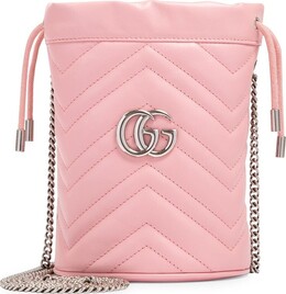 Сумка Gucci GG Marmont Mini Bucket Bag Wild Rose 575163 dtdrp 5815 | pink
