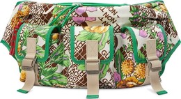 Сумка The North Face x Gucci Utility Beltpack Floral Green, зеленый 650297 2qrcn 9797 | multi-color