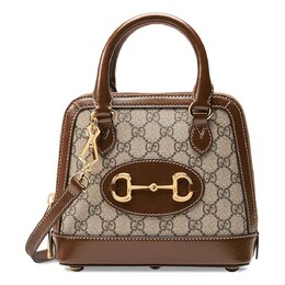 Сумка Gucci Horsebit 1955 Mini Top Handle, коричневый 640716 92tcg 8563 | brown