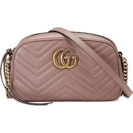 Сумка Gucci GG Marmont Matelasse Small, светло-розовый 447632 dtd1t 5729 | pink