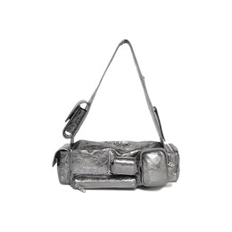 Сумка через плечо Balenciaga Superbusy Sling B, серебряный 762516 2aavh 8103 | silver