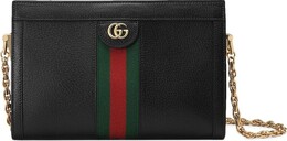 Сумка Gucci Leather Ophidia Small Shoulder Bag Black, черный 2066055 | black