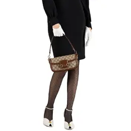 Сумка Gucci Horsebit 1955 Shoulder Bag Beige/Ebony, бежевый 735178 92tcg 8563 | tan