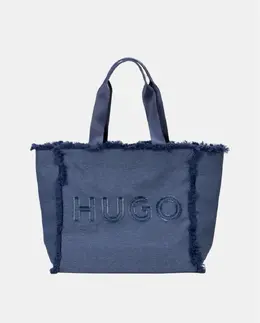 Сумка-шоппер из джинсовой ткани Hugo, синий 4063544854719 | azul