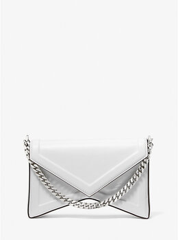 Сумка через плечо из кожи Manhatta Michael Kors, белый 31s5pmgh1l | optic white