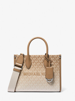 Маленькая сумка через плечо Mirella с фирменным логотипом и эффектом омбре Michael Kors, коричневый 35r5s7zt0v | husk