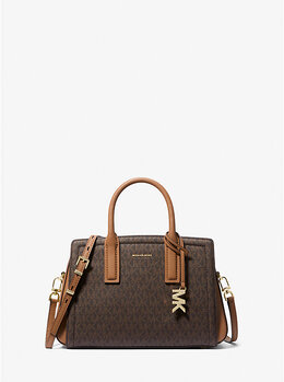Маленькая сумка с фирменным логотипом Laila Michael Kors, мультиколор 30s5g9is1b | brn/acorn