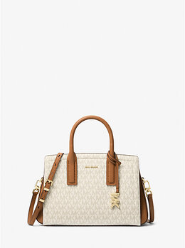 Маленькая сумка с фирменным логотипом Laila Michael Kors, мультиколор 30s5g9is1b | vanilla/acorn