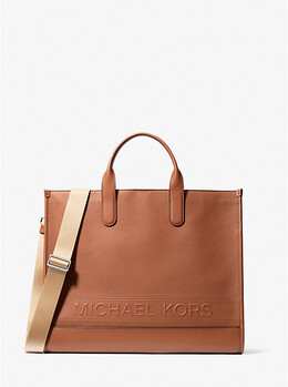 Сумка-Тоут Hudson из шагреневой кожи Michael Kors, коричневый 33r5lhdt7l | luggage