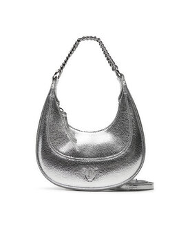 Сумочка Brioche Hobo Mini AI 24-25 PLTT 101433 A204 Pinko, серебряный brioche hobo mini ai 24-25 pltt 101433 a204 | silberfarben