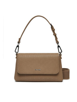 Сумочка Ck Must Dbl Strap Mini Bag_Mono K60K613088 Calvin Klein, коричневый ck must dbl strap mini bag_mono k60k613088 | braun