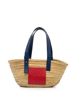Loewe 2018 Small Raffia Basket tote bag 29601972
