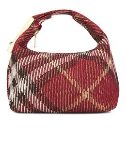 Мини-сумка в клетку Burberry, цвет Rust burf-wy243 | rust