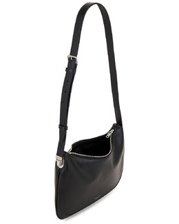 Мини-сумка-хобо Saint Laurent, цвет Nero slau-my228 | nero