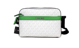 Сумка-переноска Cooper Small Bright White Palm Signature из ПВХ Michael Kors 0196163790886