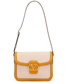 9TO5 Сумка через плечо Valentino Garavani, цвет Naturale, Tobacco, & Golden Cuir vent-wy1189 | naturale, tobacco, & golden cuir