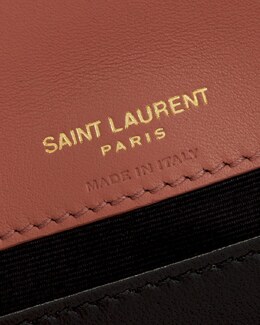Мини-сумка на цепочке для колледжа Saint Laurent, цвет Barely Pink slau-wy2977 | barely pink