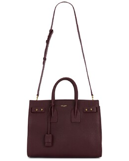 Маленькая мягкая сумка Sac De Jour Saint Laurent, цвет Hot Wine slau-wy2974 | hot wine
