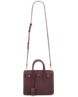 Сумка Nano Sac De Jour Saint Laurent, цвет Hot Wine slau-wy2954 | hot wine
