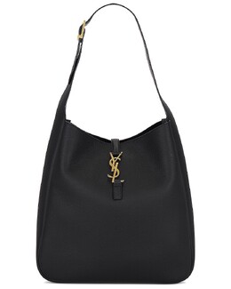 Большая сумка-хобо Le 5 A 7 Saint Laurent, цвет Nero slau-wy2486 | nero