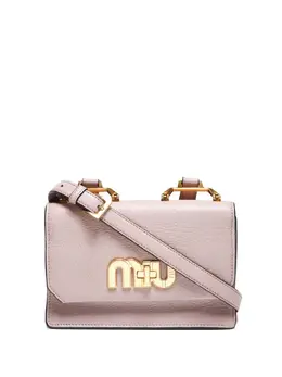Miu Miu 2017 logo-plaque shoulder bag 29683232