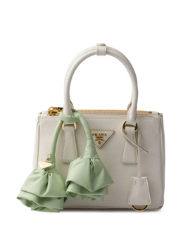 Prada мини-сумка Galleria из сафьяновой кожи, белый 1ba906vefmnzv | белый